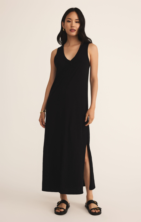 lane midi dress Palisades Midi Dress, Black XS