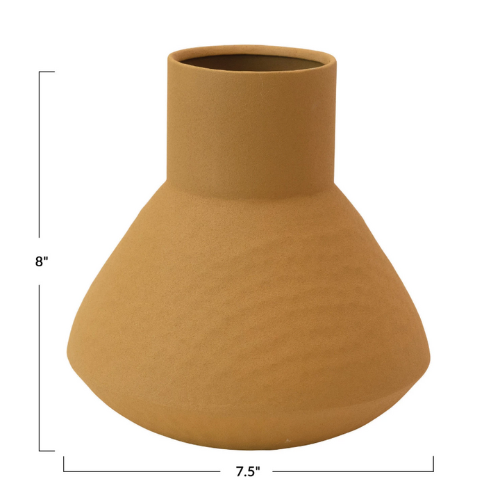 Textured Metal Vase - 13 Hub Lane   |  