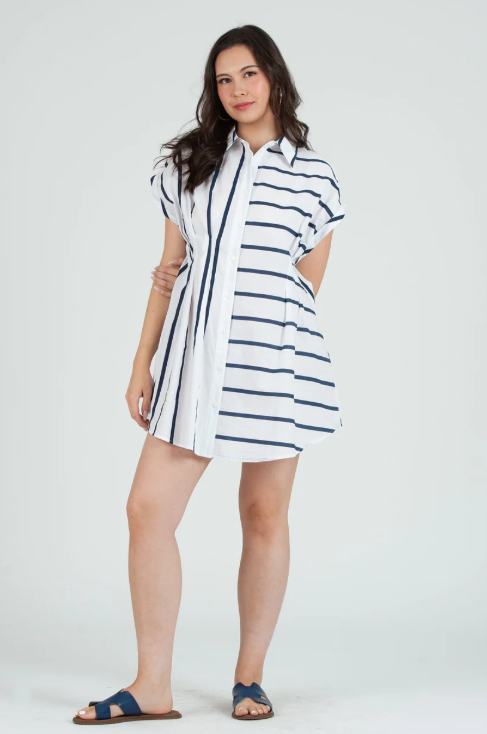 cotton button down dresses Kristin Cotton Button Down Dress