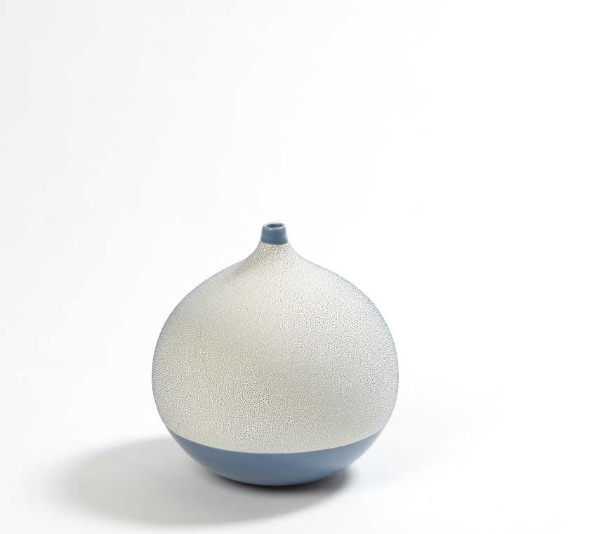 Pixelated Ball Vase, Blue - 13 Hub Lane   |  