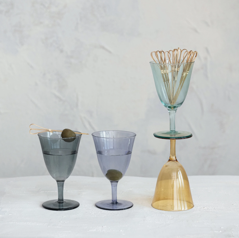 8 oz wine glass 8 oz. Stemmed Wine Glass Smoke