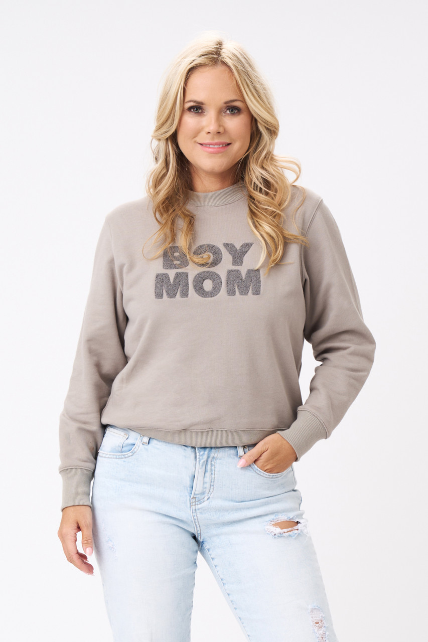 Boy Mom Chenille Sweatshirt – 13 Hub Lane