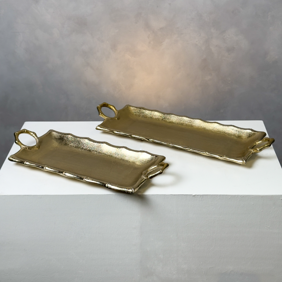 Bamboo Trim Tray, Gold - 13 Hub Lane   |  