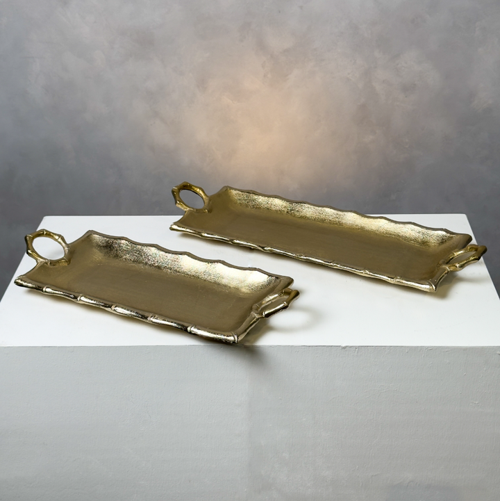 Bamboo Trim Tray, Gold - 13 Hub Lane   |  