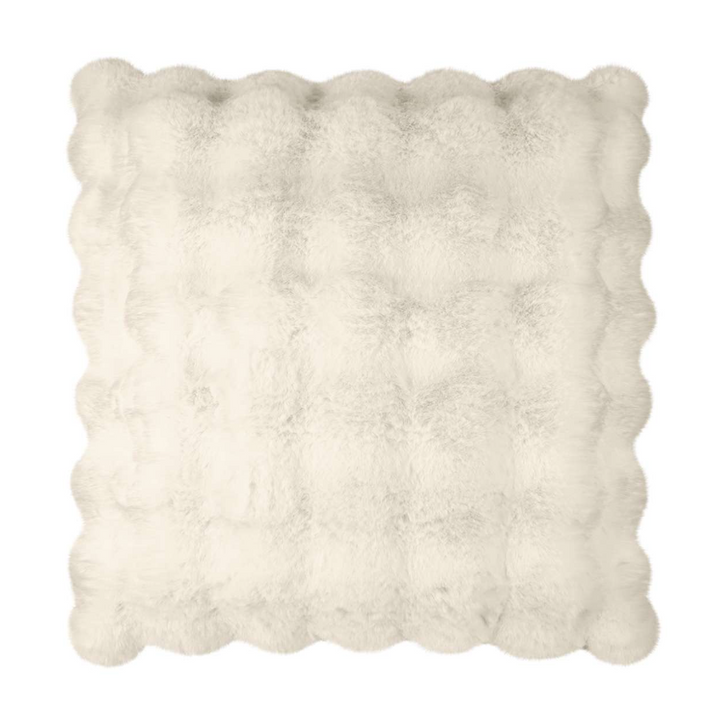 Affair Ivory Faux Fur Pillow