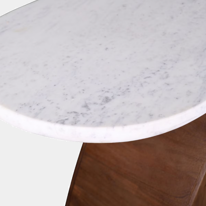 Abstract Wood & Marble Console - 13 Hub Lane   |  Console Tables