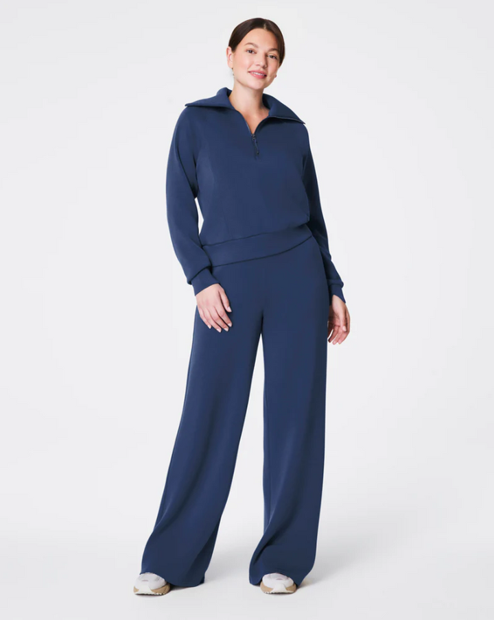 Spanx AirEssentials Wide Leg Pant, Timeless Navy - 13 Hub Lane   |  Wide Leg Sweats