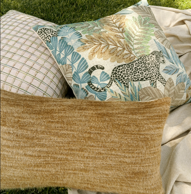 Landis Pillow, Basil - 13 Hub Lane   |  Linen Pillows