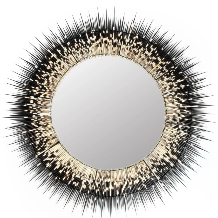 Ngala Trading Porcupine Quill Mirror