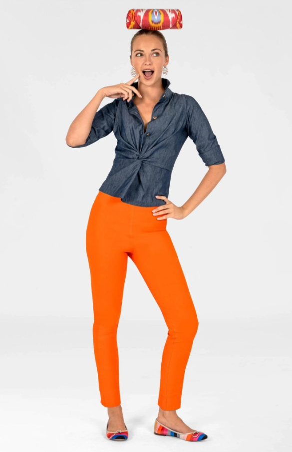 Twist & Shout Top, Chambray