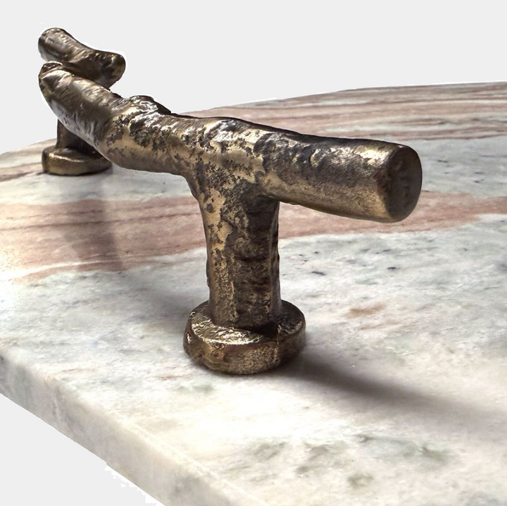 Stone and Twig Indoor-Outdoor Tray - 13 Hub Lane   |  Marble Trays