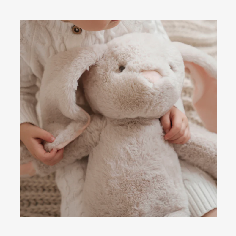 Bunny Bedtime Huggie Plush Toy with Blanket