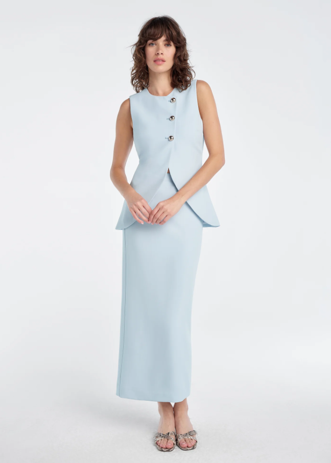 The Rachel Vest, Sky Blue