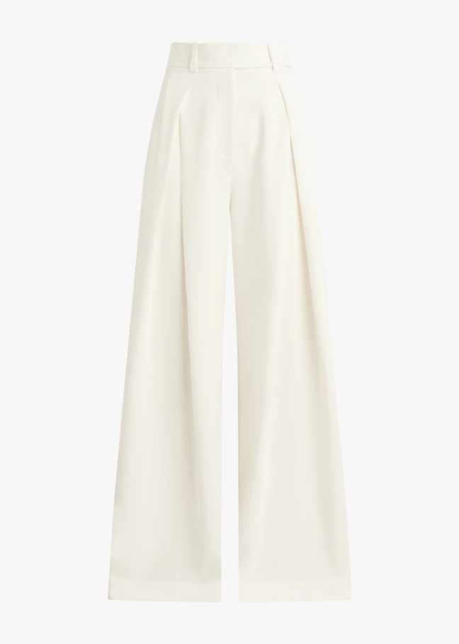 The Petite Pleats for Days Pants, Ivory