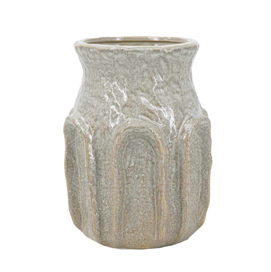 Textured Ceramic Vase - 13 Hub Lane   |  