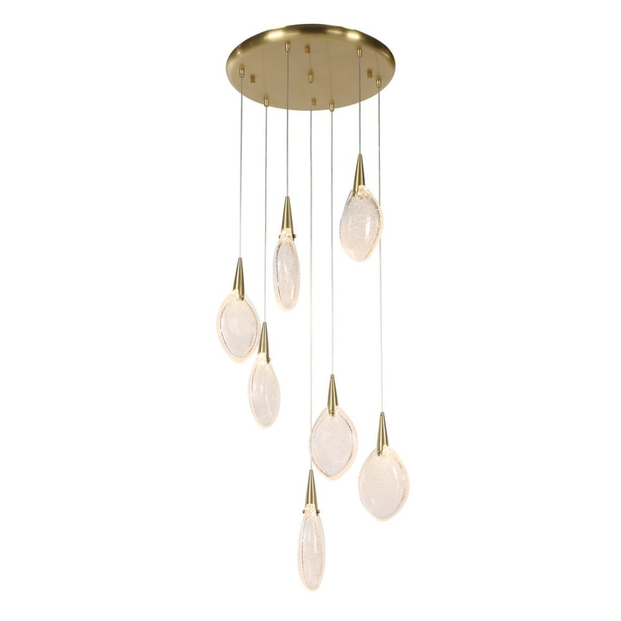 Deluge 7-Light LED Round Pendant