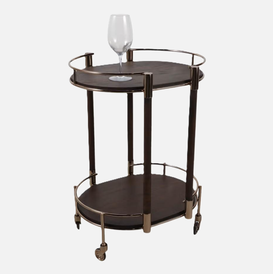 Marion Bar Cart, Bronze