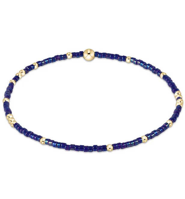 enewton Hope Unwritten Bracelet - Blue Metallic - 13 Hub Lane   |  Beaded Bracelets