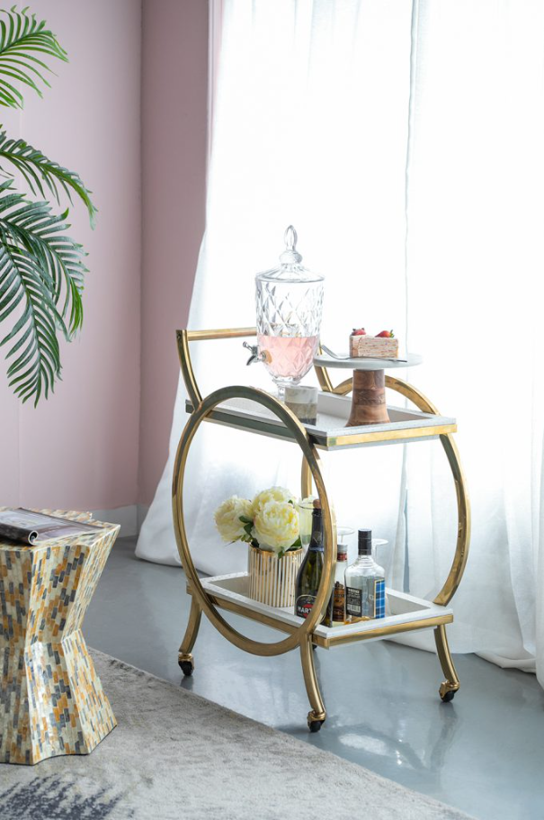 Quentin Bar Cart - 13 Hub Lane   |  Bar Carts