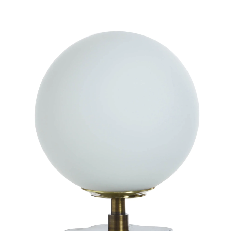 Amabel Accent Lamp, Black - 13 Hub Lane   |  Marble Table Lamps