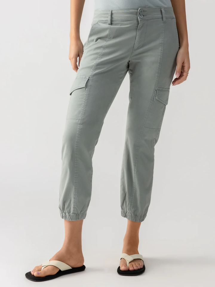 REBEL STANDARD RISE CARGO PANT EUCALYPTUS