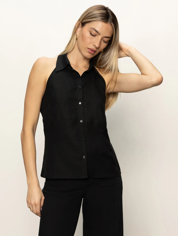 The Long Weekend Tank, Black - 13 Hub Lane   |  Button-Ups