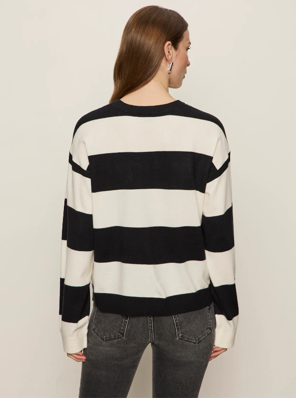 24/7 Popover, Black w/ Chalk Stripe