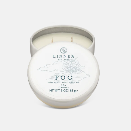 Linnea Fog Tin Candle - Petite