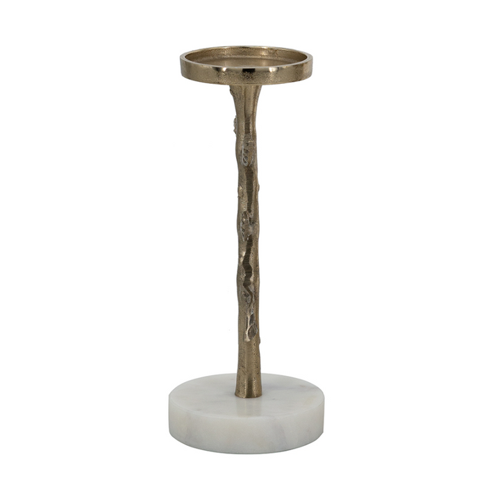 Gold Branch & Marble Pillar Holder - 13 Hub Lane   |  