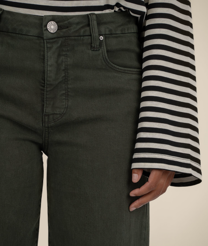 Kut From The Kloth Meg High Rise Wide Leg, Sherwood Forest - 13 Hub Lane   |  Wide Leg Jeans