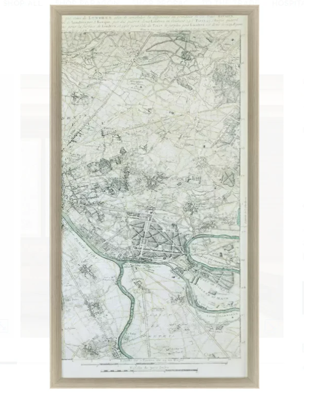 Plan of Paris Triptych (I - III) - 13 Hub Lane   |  
