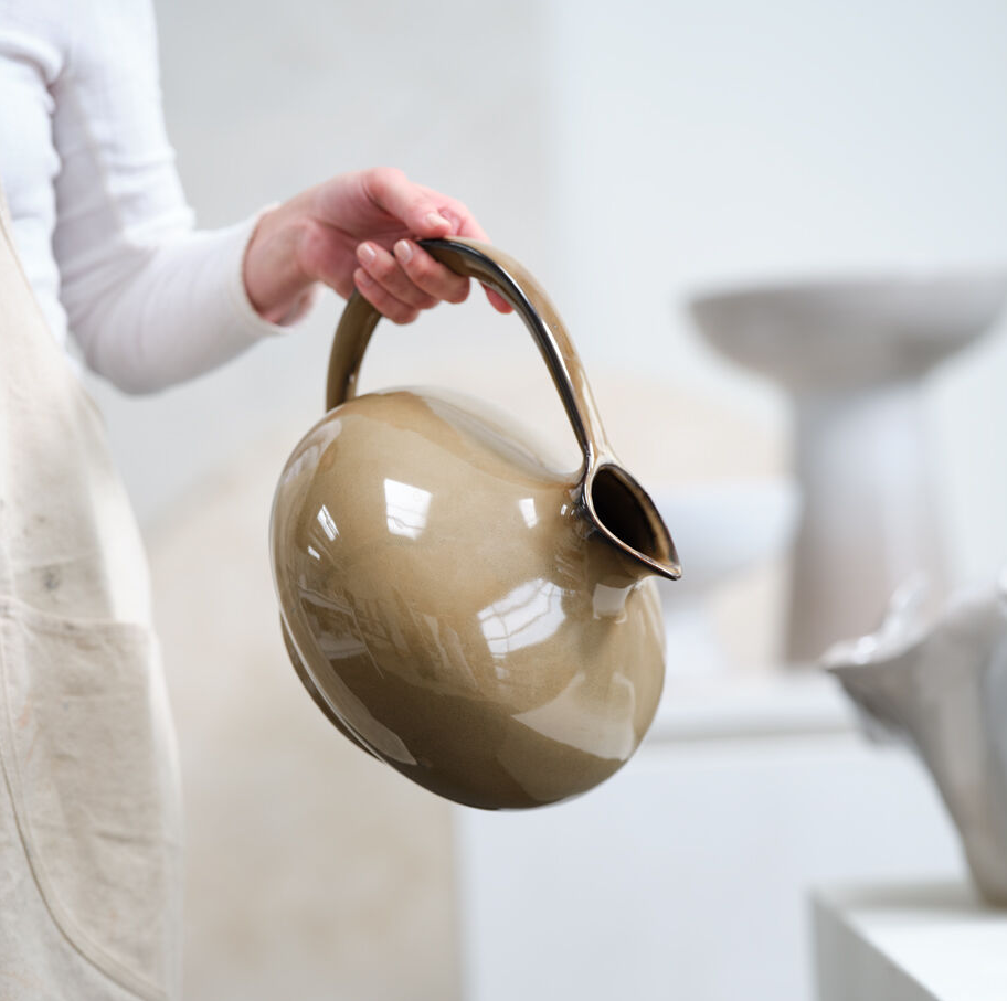 Serpentine Pitcher - 13 Hub Lane   |  Ceramic Vases