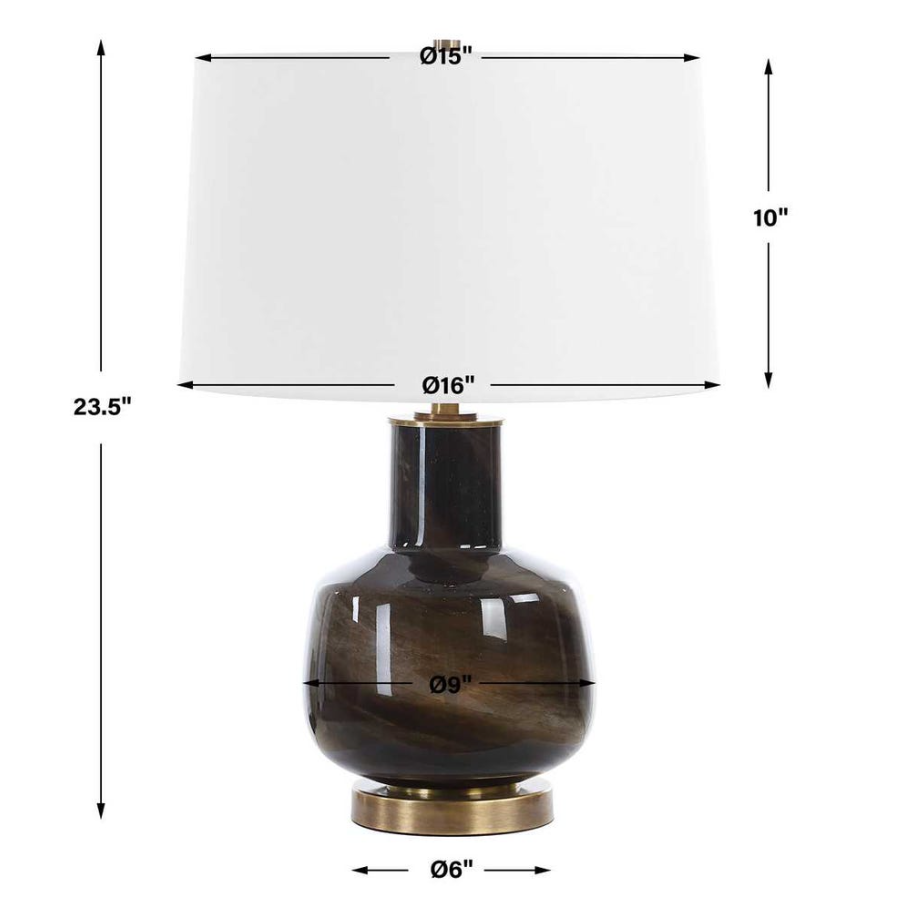 Buchanan Table Lamp - 13 Hub Lane   |  Glass Table Lamps