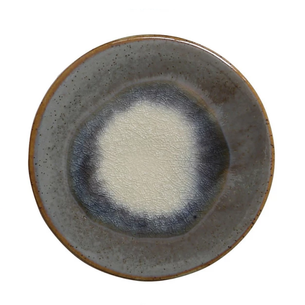 Stoneware Trivet, Reactive Glaze