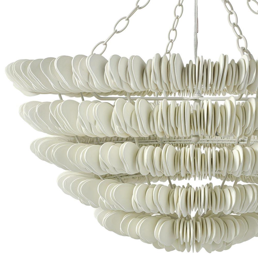 Hannah Wood Disc Chandelier - Thumbnail 3