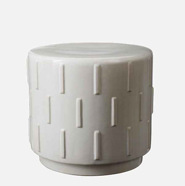 White Tread Stool - 13 Hub Lane   |  Stools