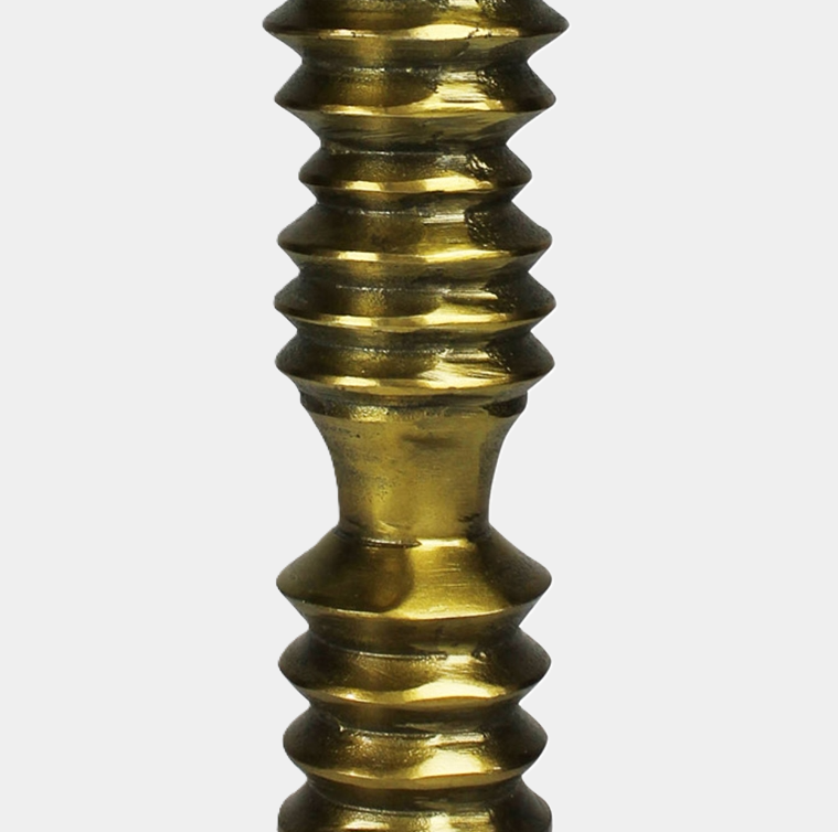 Ornate Taper Holder, Brass - 13 Hub Lane   |  