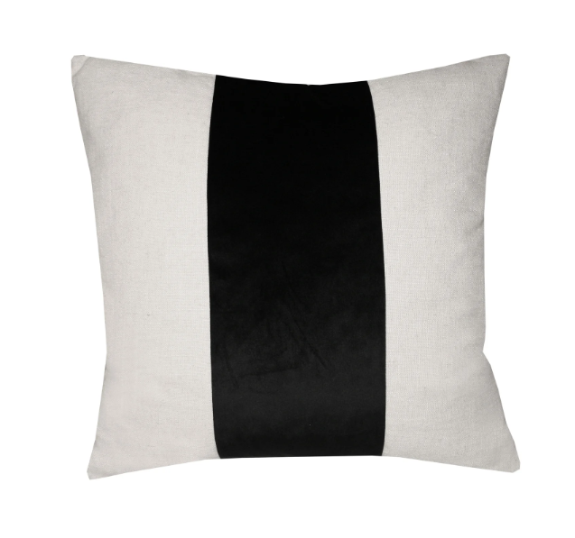 Black Stripe Pillow - 13 Hub Lane   |  