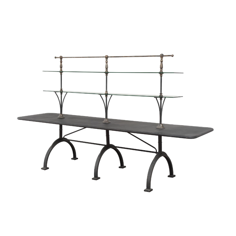 Distressed Vintage Reproduction Bakery Table - Thumbnail 3