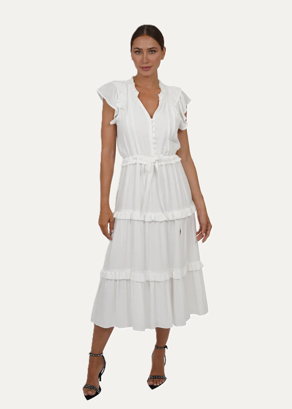 Love Token Tiered Midi Dress - 13 Hub Lane   |  