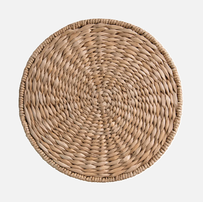 Water Hyacinth & Rattan Stool/ Basket - 13 Hub Lane   |  Stools