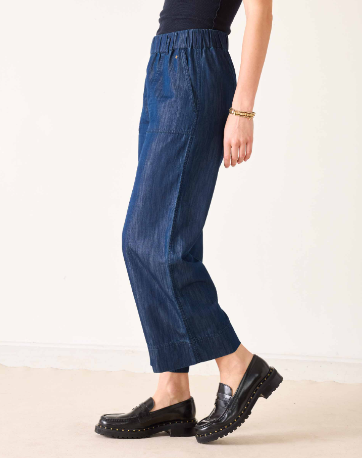Sammie Wide Leg Pant, Night Rain - 13 Hub Lane   |  Wide Leg Pants