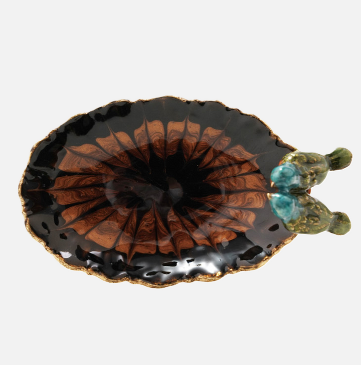 3D Birds Enameled Trinket Dish