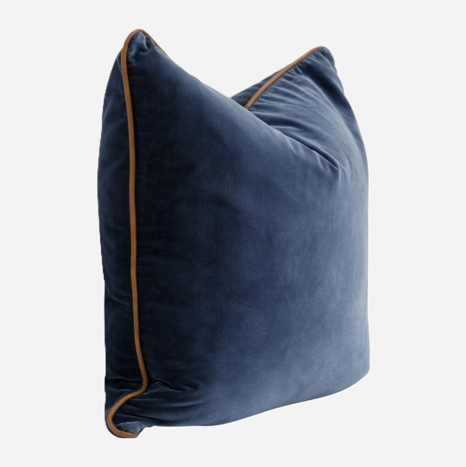 The Not So Basic Pillow, Denim & Whiskey