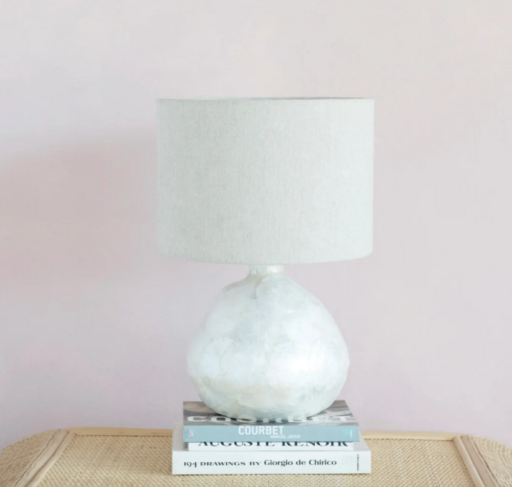 Capiz Shell Table Lamp