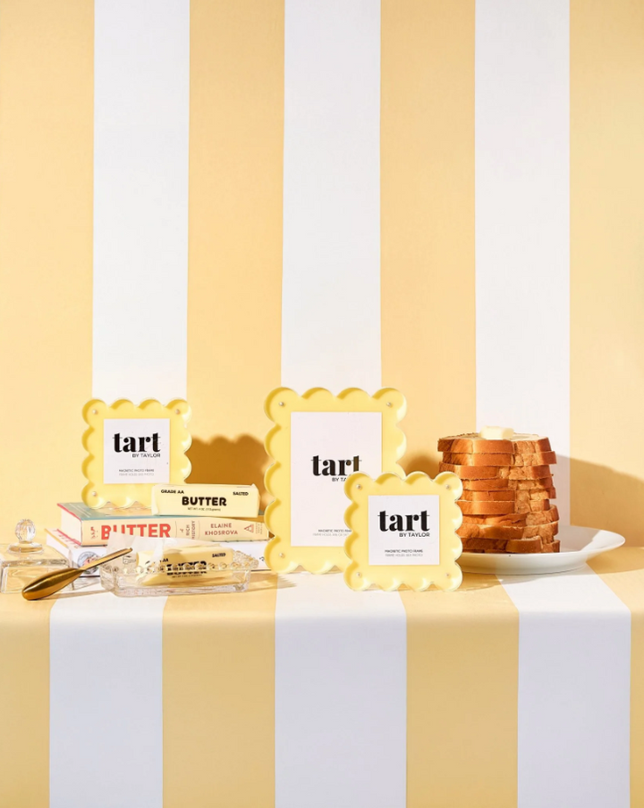 Mini Acrylic Frame, Butter Yellow - 13 Hub Lane   |  Acrylic Frames