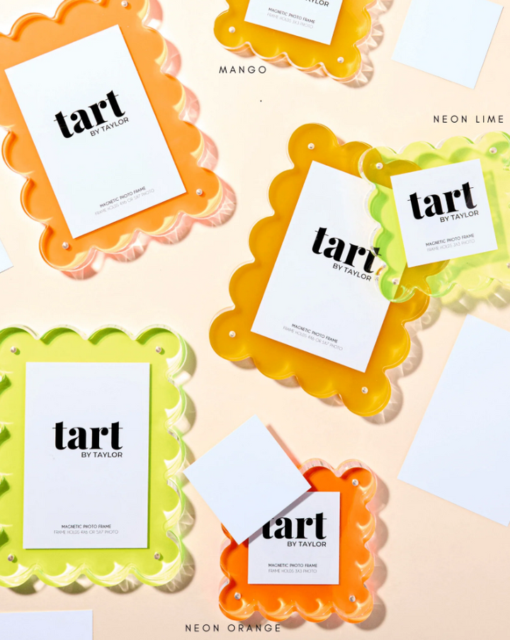 Mini Acrylic Frame, Neon Orange - 13 Hub Lane   |  