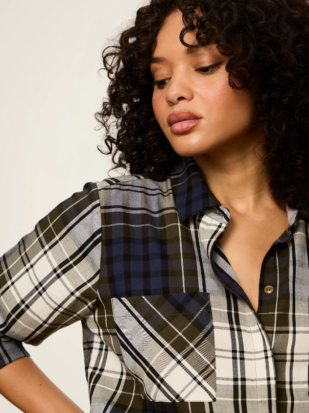The City Plaid Shirt, True Green