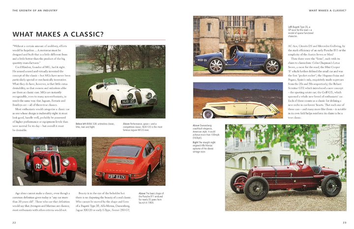 The Golden Age of Classic Cars: An Illustrated Encyclopedia of the Motor Car from 1945 to 1985