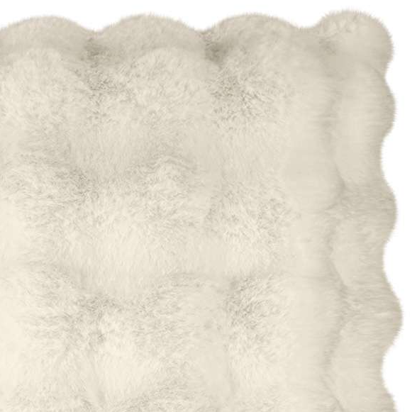 Affair Ivory Faux Fur Pillow